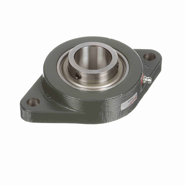 Mounted Cast Iron Two Bolt Flange Ball Bearing, VF2S-124